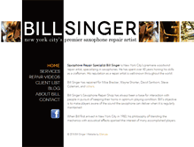 Tablet Screenshot of billsinger.com